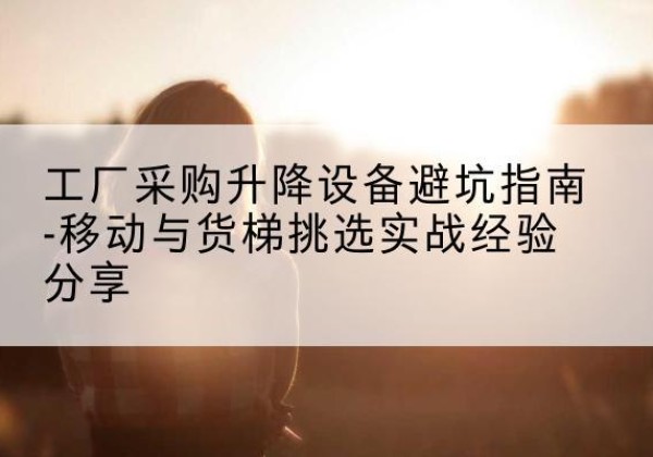 景宁移动式升降机怎么选-工厂采购升降设备避坑指南-移动与货梯挑选实战经验分享